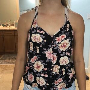 Floral tank top